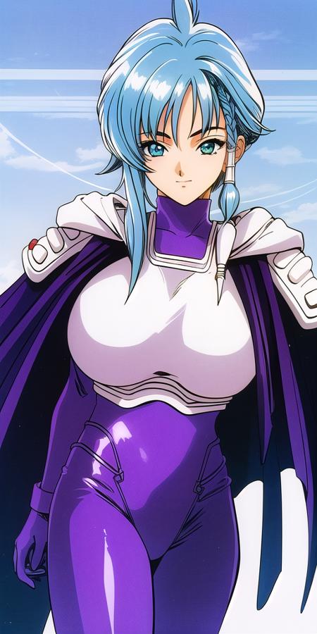 07049-469020658-_lora_aoi_karinV1_.9_ aoi_karin, huge_breasts, standing, solo, Purple_bodysuit_White_Pauldrons_White_breastplate_Asymmetrical_le.png